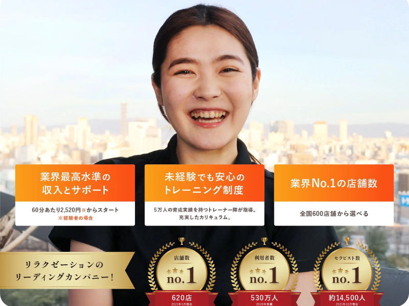 株式会社りらくの求人・転職情報