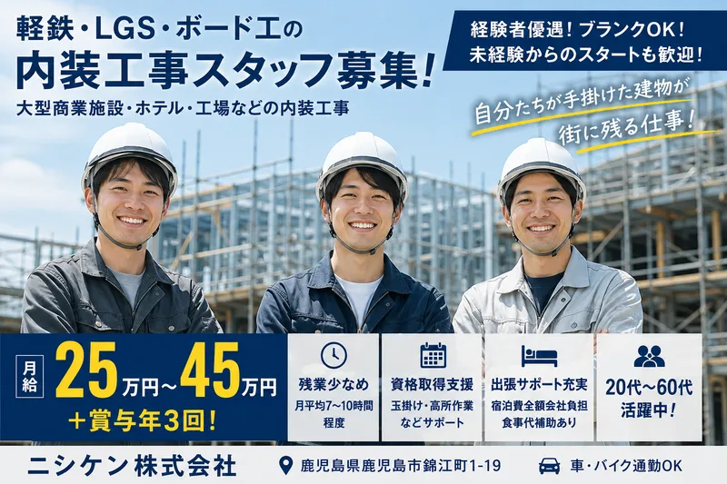 ニシケン株式会社の求人・転職情報