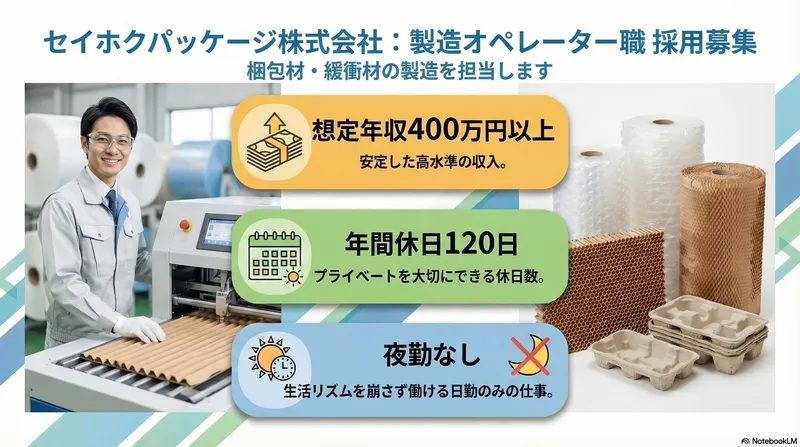 セイホクパッケージ株式会社の求人・転職情報