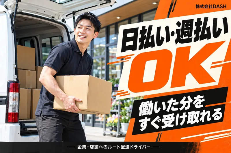 株式会社DASH　軽貨物事業部のアルバイト・バイト求人情報