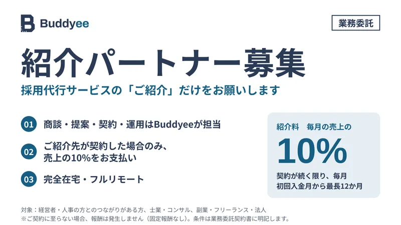 株式会社Buddyeeのアルバイト・バイト求人情報