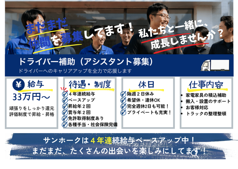 株式会社サンホークの求人・転職情報