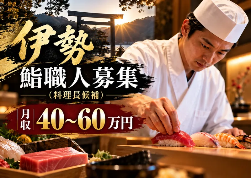 伊勢前寿し 神貫の求人・転職情報