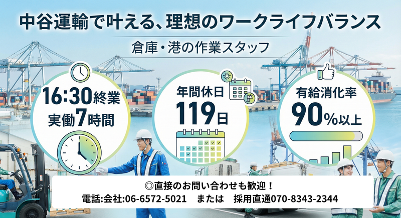 中谷運輸株式会社の求人・転職情報