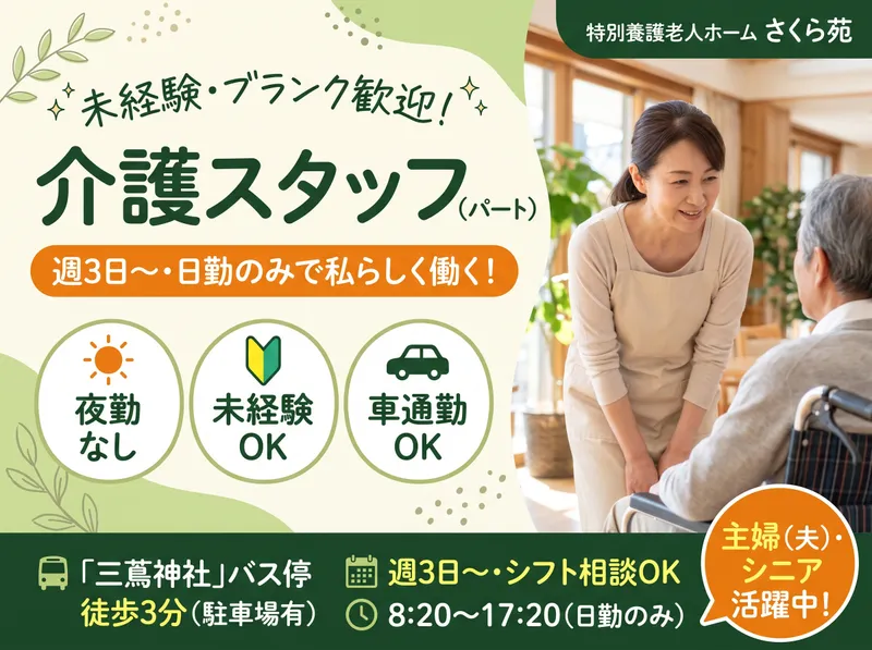 社会福祉法人秀峰会 特別養護老人ホーム さくら苑のアルバイト・バイト求人情報-07