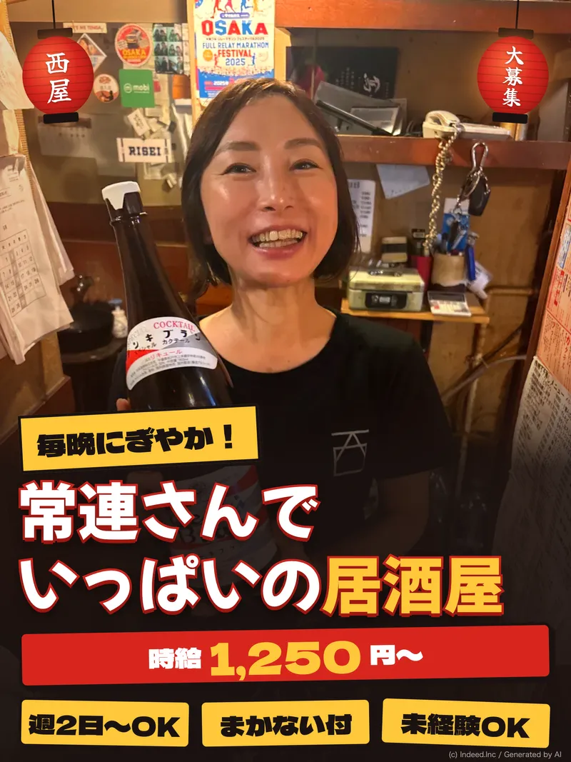 西屋のアルバイト・バイト求人情報