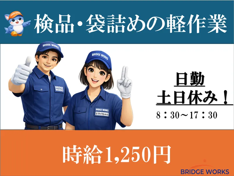 BRIDGE WORKS株式会社のアルバイト・バイト求人情報