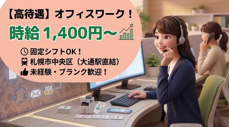 ジョブプラザ創成川イーストのアルバイト・バイト求人情報