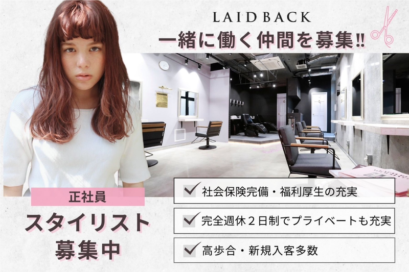 レイドバック(LAIDBACK)の求人・転職情報