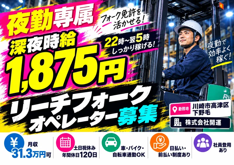 株式会社開運のアルバイト・バイト求人情報