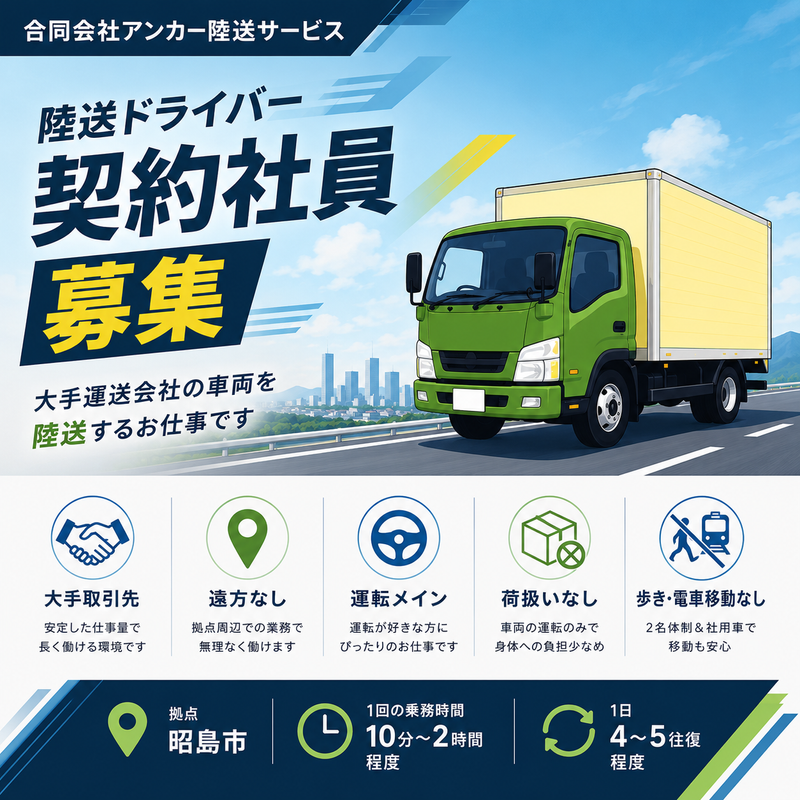 合同会社アンカー陸送サービスの求人・転職情報