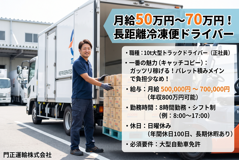 門正運輸株式会社の求人・転職情報