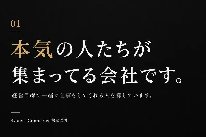 System Connected株式会社-0001の求人・転職情報
