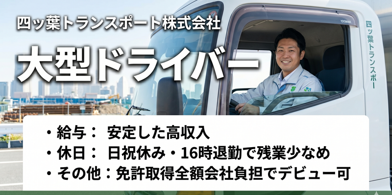 四ッ葉トランスポート株式会社の求人・転職情報