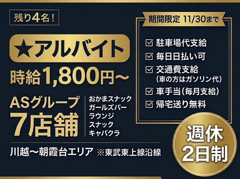 合同会社ASのアルバイト・バイト求人情報