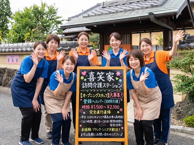 喜笑家訪問介護ステーションのアルバイト・バイト求人情報