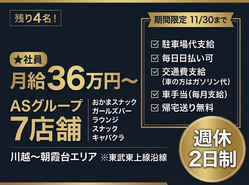 合同会社ASのアルバイト・バイト求人情報