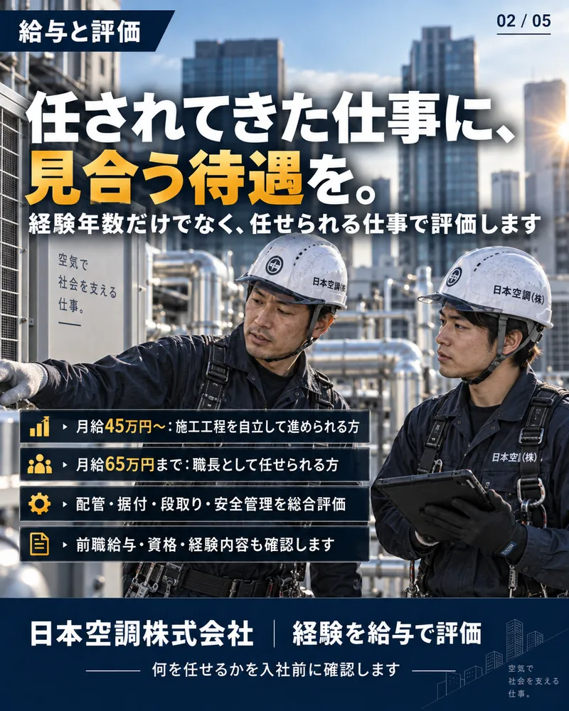 日本空調株式会社の求人・転職情報