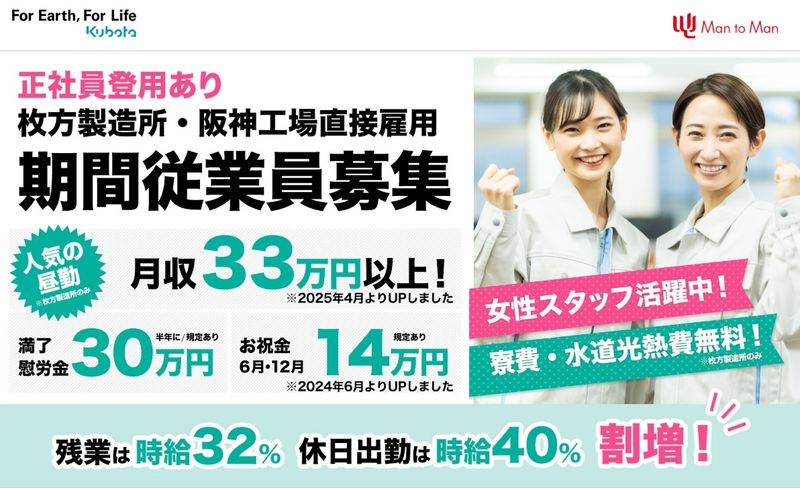 株式会社クボタの求人・転職情報
