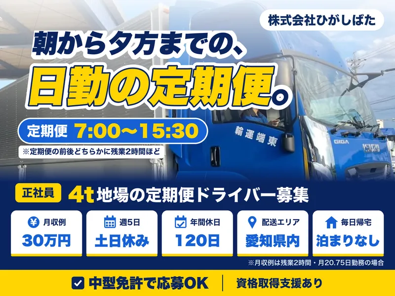 株式会社ひがしばたの求人・転職情報