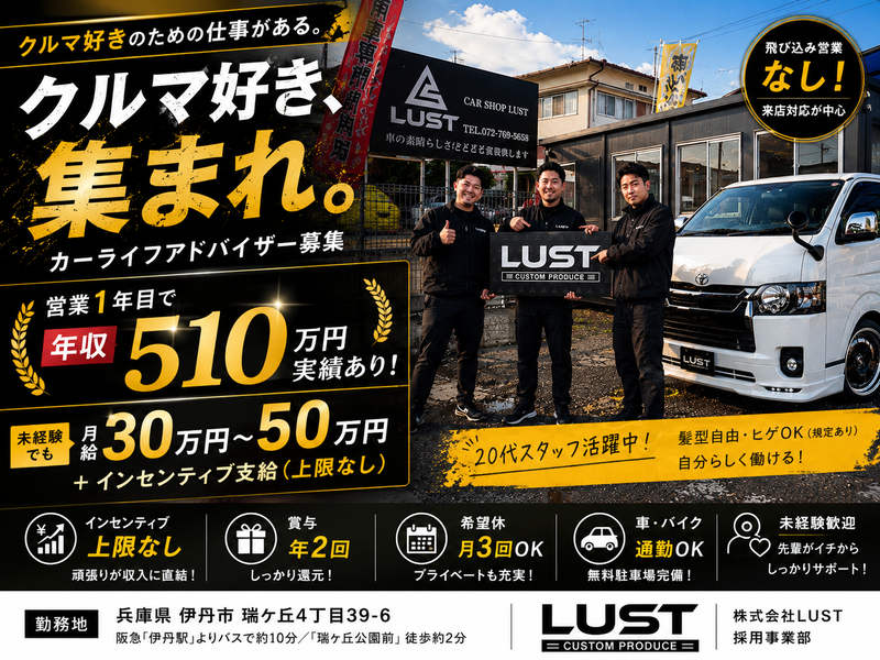 株)LUSTの求人・転職情報