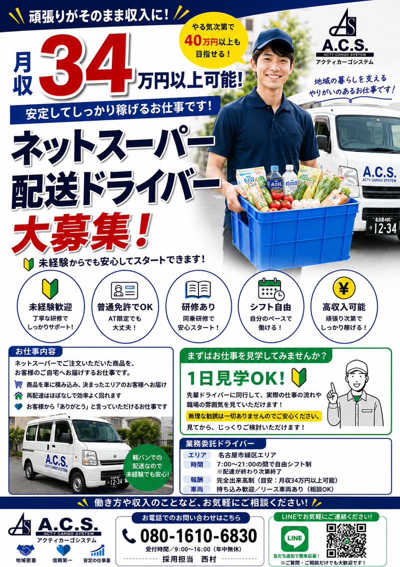 株式会社アクティカーゴシステムの求人・転職情報