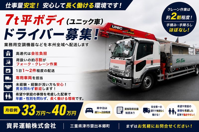 資昇運輸株式会社の求人・転職情報