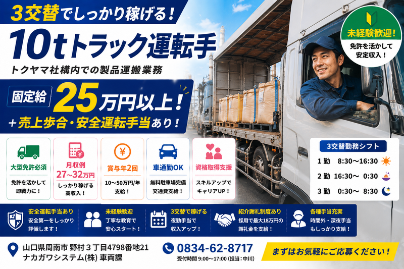 中川産業株式会社の求人・転職情報