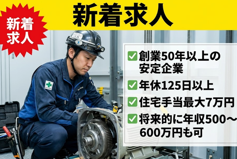 日本昇降機株式会社の求人・転職情報
