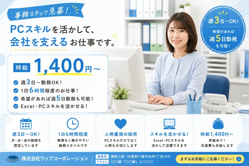 株式会社ワップコーポレーションの求人・転職情報