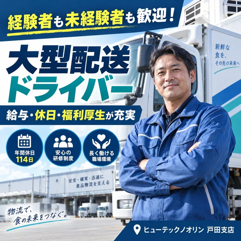 株式会社ヒューテックノオリン (戸田支店)のアルバイト・バイト求人情報