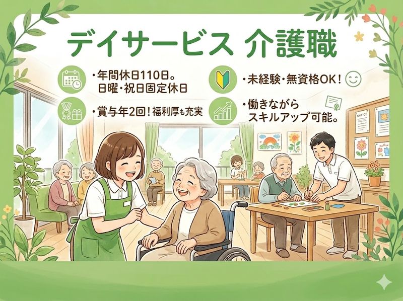 デイサービスセンターゆめとまの家　おしどりの求人・転職情報