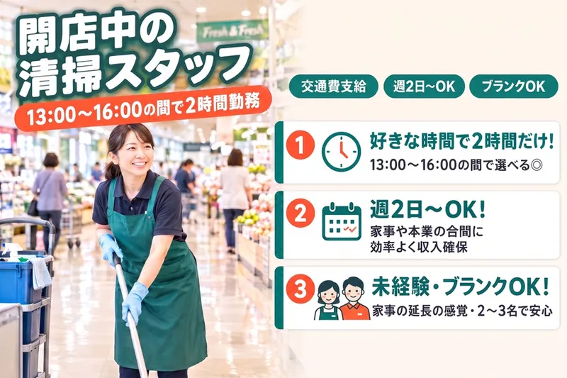 有限会社スィンセリティ　ダスキン ターミニックス長野若宮店のアルバイト・バイト求人情報