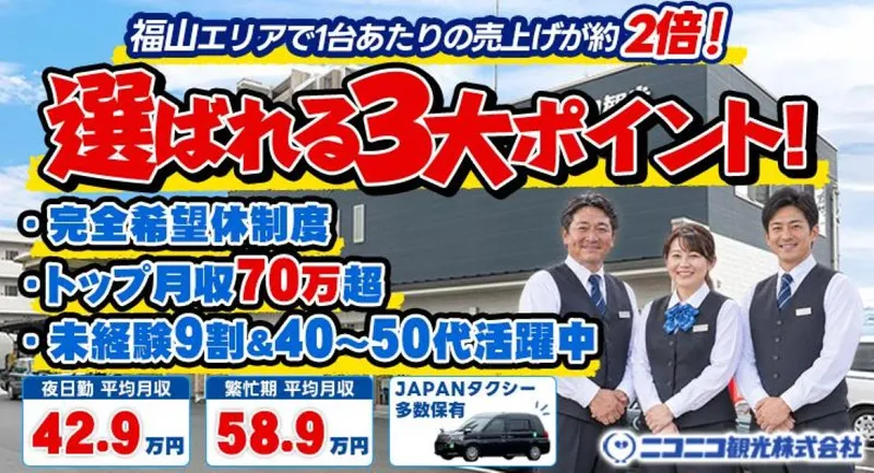 ニコニコ観光株式会社の求人・転職情報