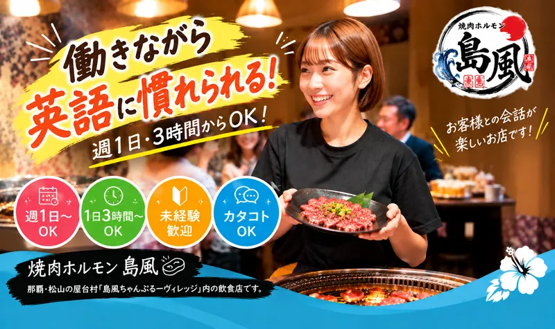 焼肉ホルモン島風のアルバイト・バイト求人情報