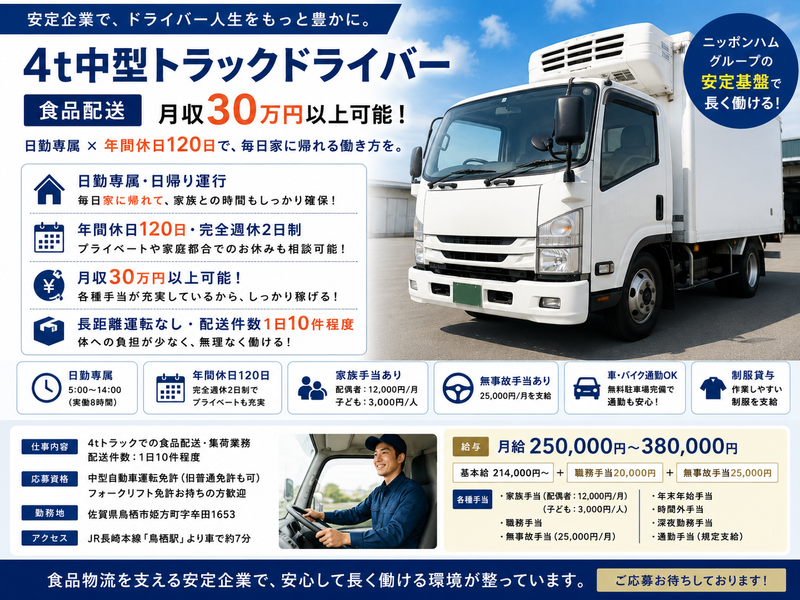 日本チルド物流株式会社の求人・転職情報