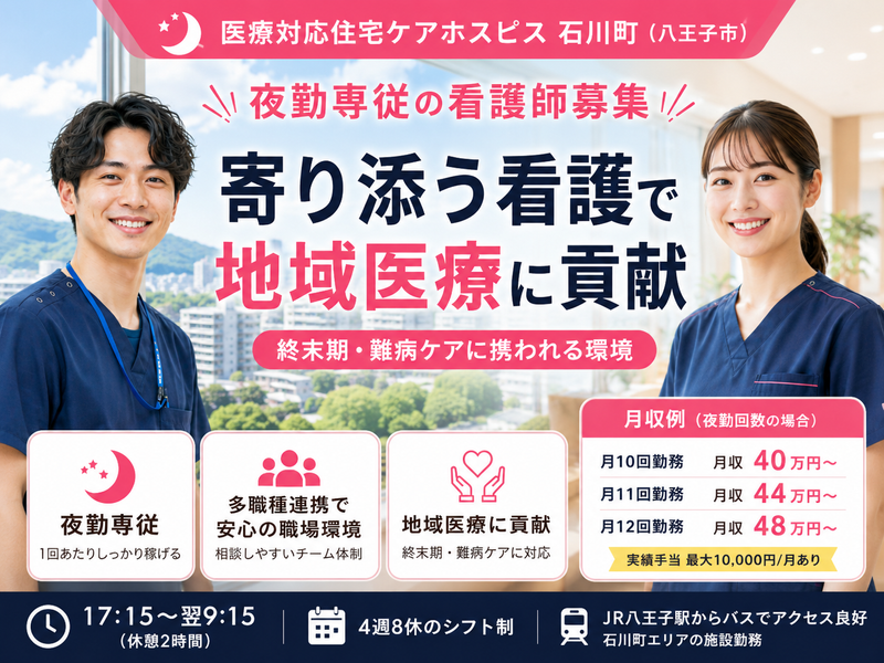 株式会社AT 医療対応住宅ケアホスピス石川町の求人・転職情報