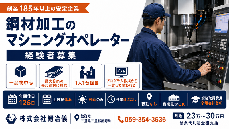 株式会社鍛冶儀の求人・転職情報