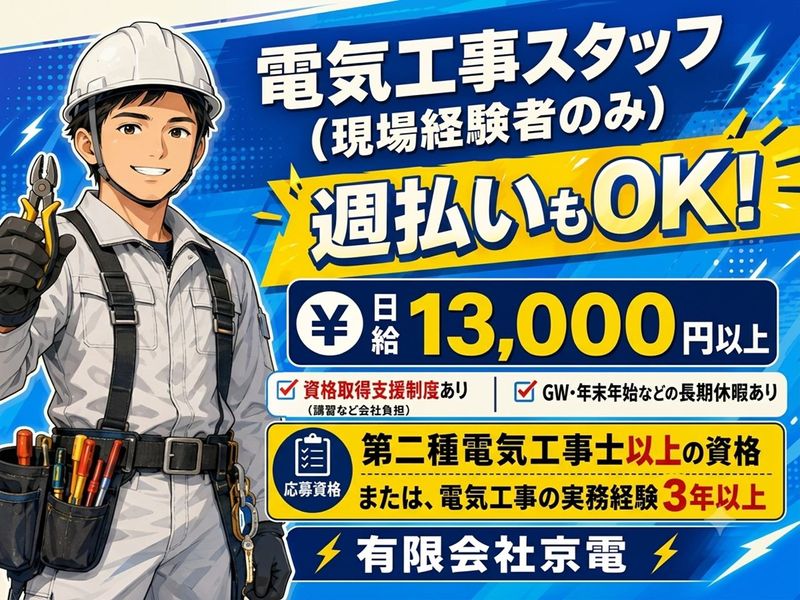 有限会社京電の求人・転職情報