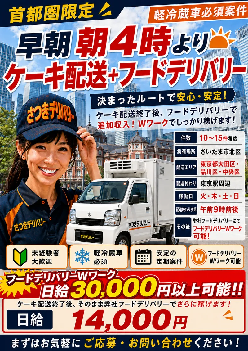 さつきデリバリーの求人・転職情報