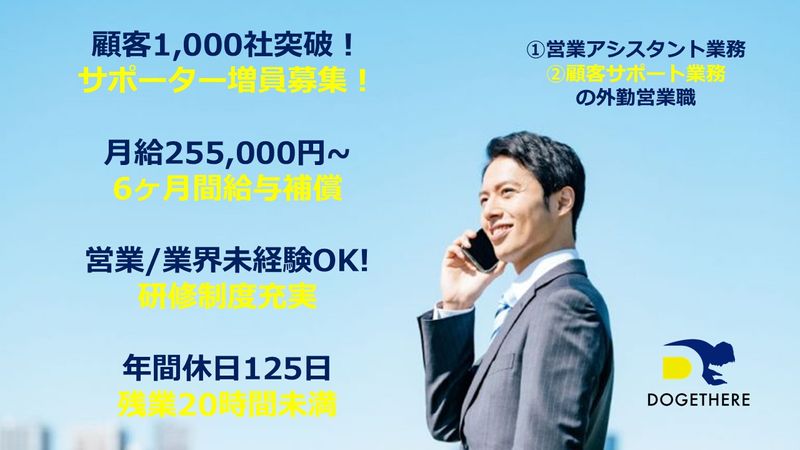 (株)DOGETHEREの求人・転職情報